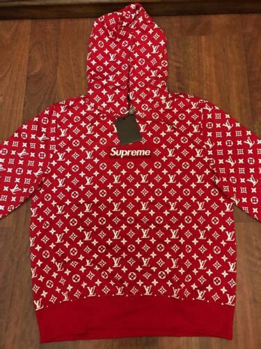 supreme louis vuitton felpa ebay